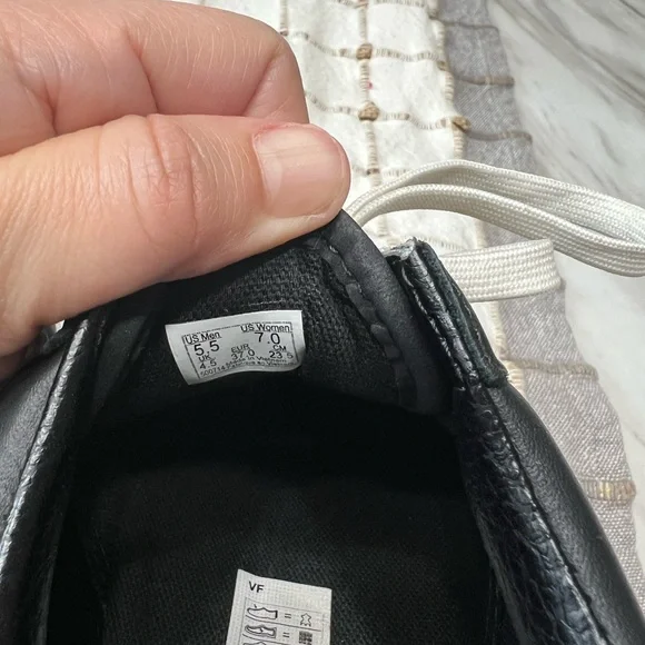 Vans Black and White Kids Sneakers - Picture 6 of 6